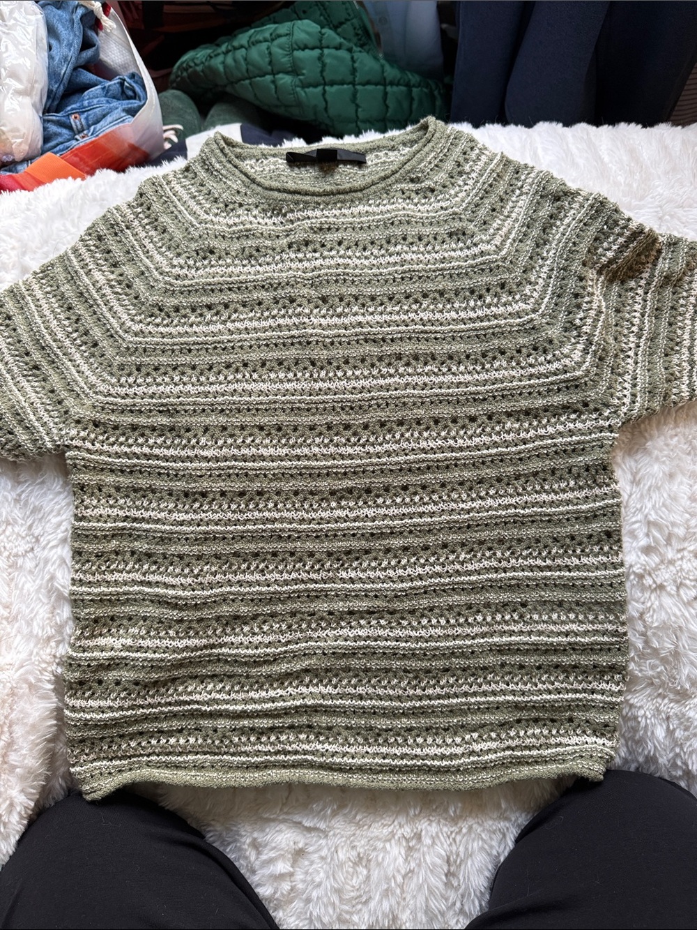 zara crochet top